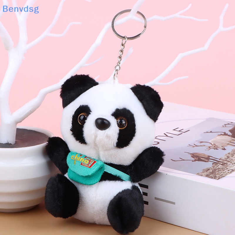 Đồ chơi nhồi bông Hình Gấu Trúc Hoạt Hình 12CM Trang Trí Ba Lô / Móc Khóa