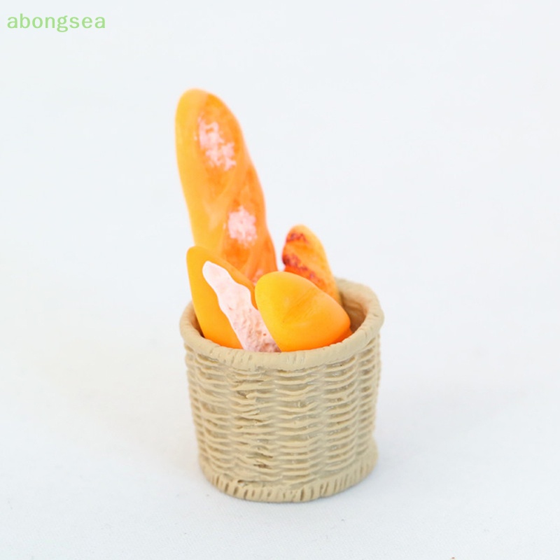 1 Set Giỏ Bánh Mì Đồ Chơi Búp Bê Cỡ 1 / 12
