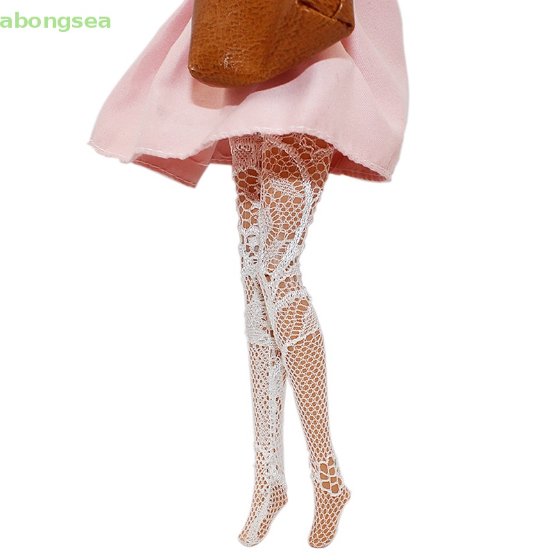Abongsea Quần Tất Lưới Mini Co Giãn Thời Trang Cho Búp Bê
