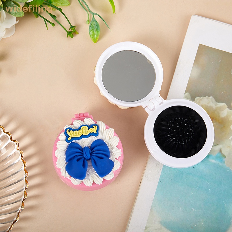 Lược Chải Tóc Mát Xa Da Đầu Tích Hợp Gương Gấp Gọn Bỏ Túi Tiện Lợi