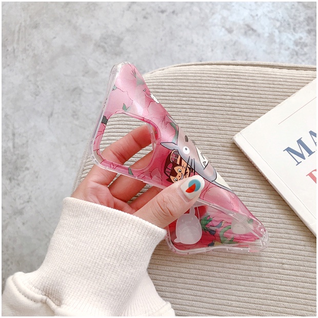 Ốp Điện Thoại Mềm In Hoạt Hình totoro Cho iphone 11 12 13 14 15 pro max 7 8 se 2022 x xs