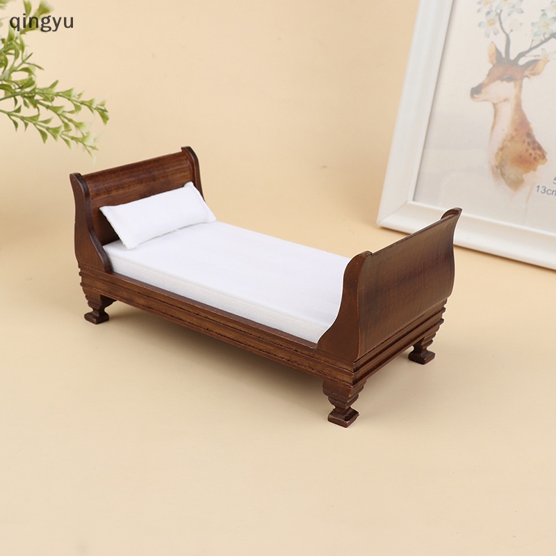 Giường Ngủ Mini Tỉ Lệ 1: 12 Trang Trí Nhà Búp Bê