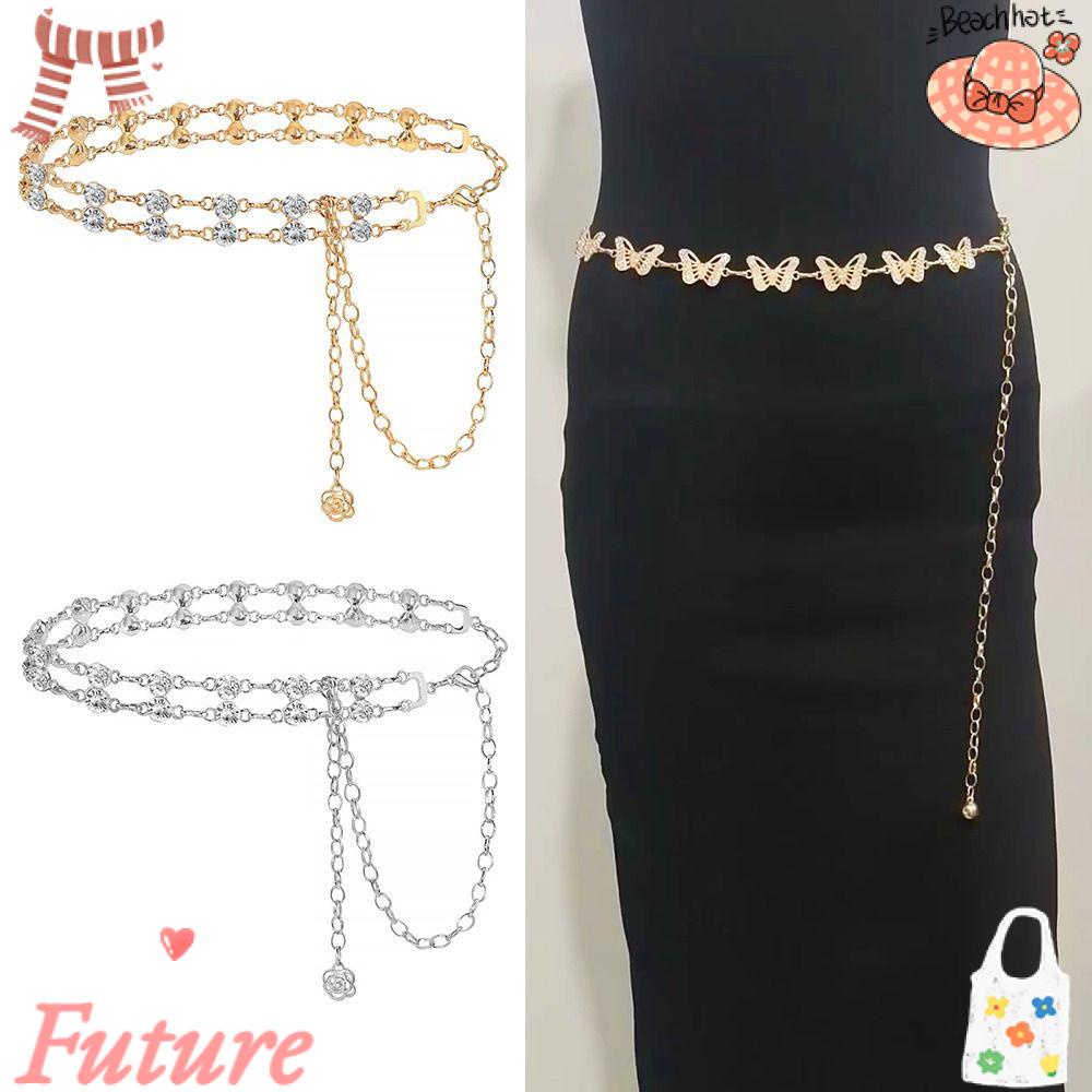 Thắt Lưng Dây Xích Kim Loại Thanh Lịch Hợp Thời Trang|Thắt Lưng Thời Trang Phong Cách Năng Động