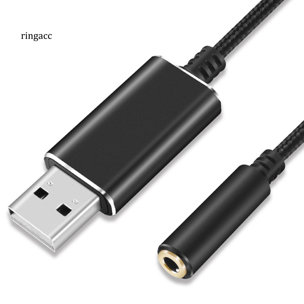 Thẻ Âm Thanh RGA Cổng USB Gắn Tai Nghe / Micro Chuyên Dụng Cho Máy Tính