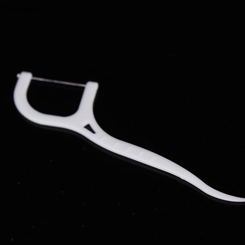 100 cái dùng một lần Flosser nha khoa kẽ răng bàn chải đánh răng làm sạch răng VN