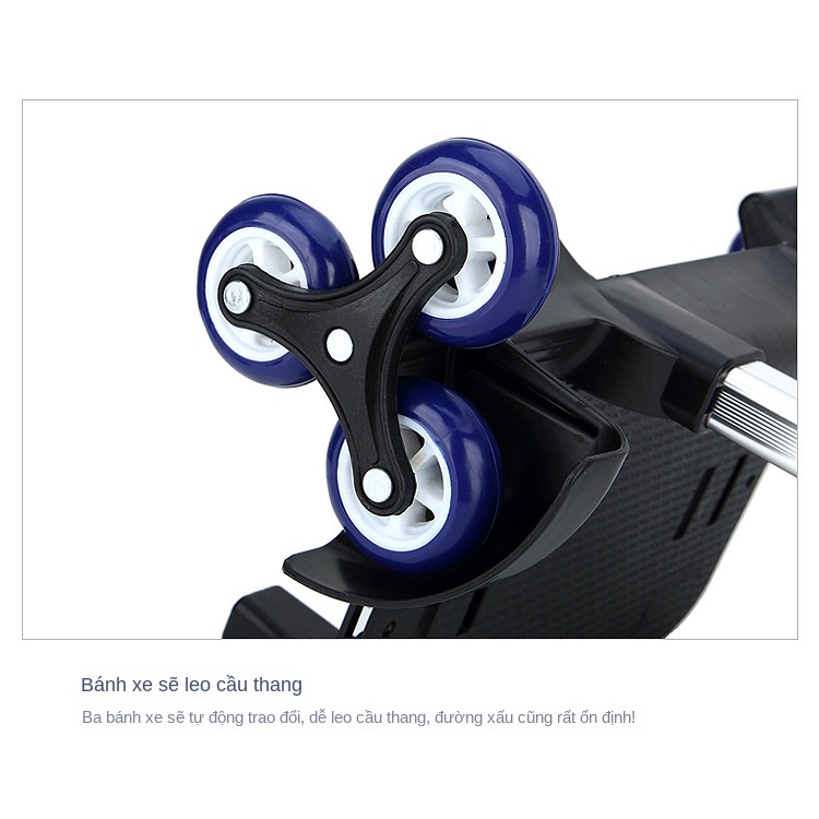 Ba Lô Đi Học Có Bánh Xe Kéo Họa Tiết Captain America Dành Cho Bé Trai 1-3 - 6th