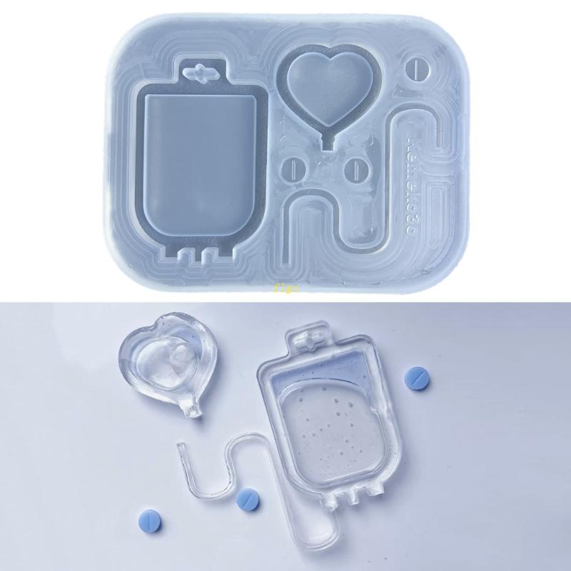 Khuôn Silicone Làm Cát Chảy Hình Y Tá DIY