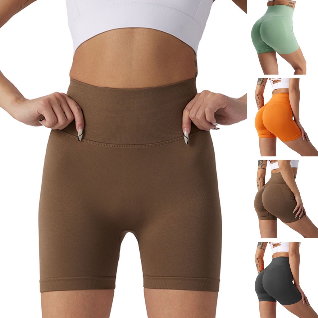 Yemianbuj.cl Quần Short Tập Yoga Thấm Hút Mồ Hôi Cho Nữ