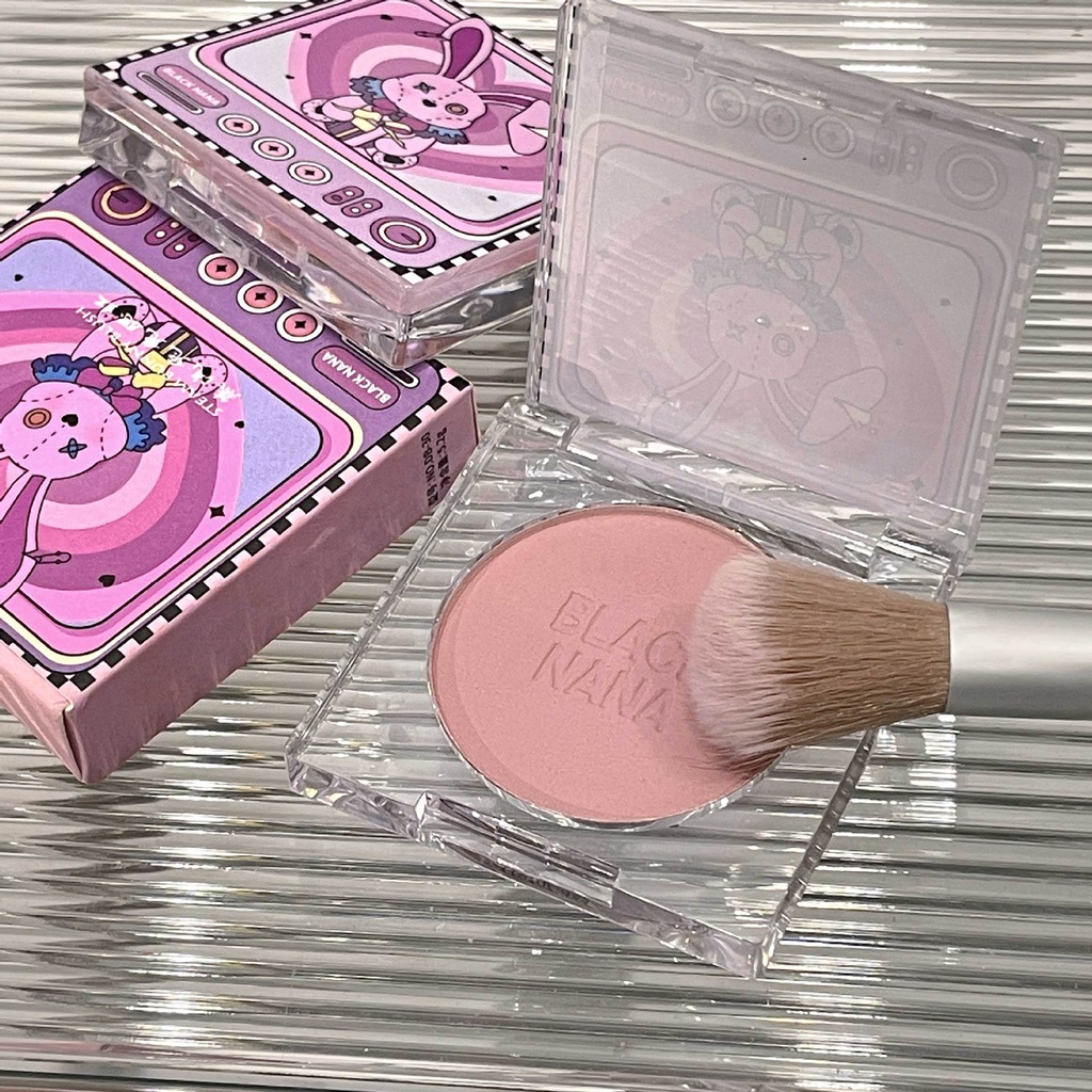 Đen Phấn Má Hồng Đơn Sắc Thỏ Hơi Nước Lâu Trôi