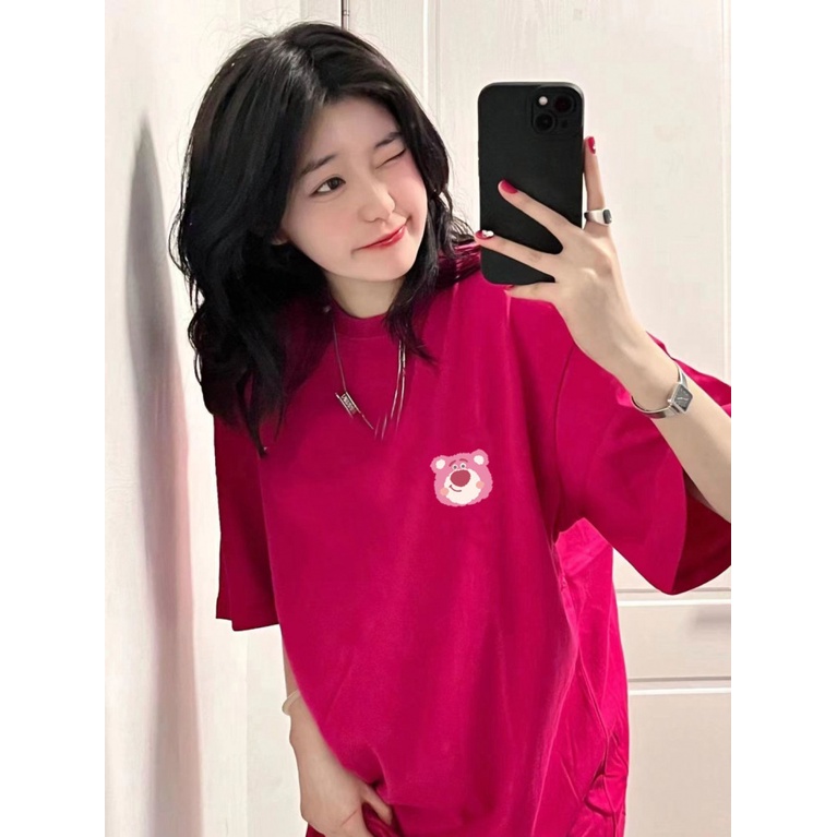 Áo Thun 100% Cotton Tay Ngắn In Hình Trái Cây Màu Sắc Thời Trang Cho Nữ