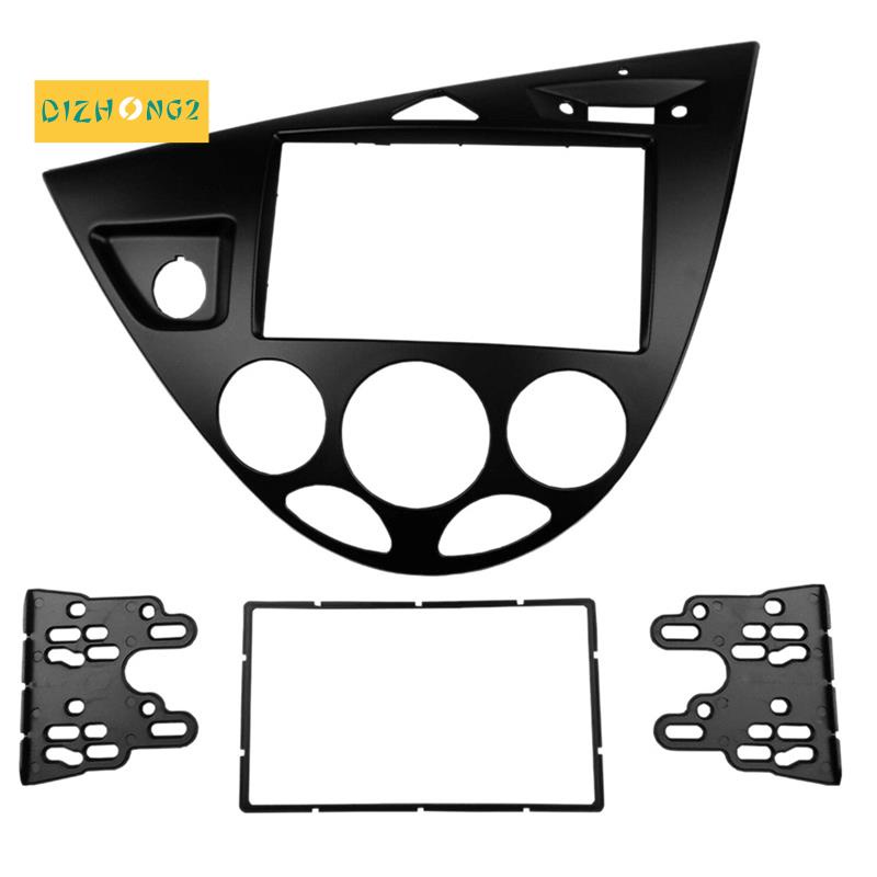 2 Din Radio Fasica cho Ford Focus / Fiesta Bảng điều khiển âm thanh nổi Radio Trim Kit Khung mặt LHD Lắp đặt lại