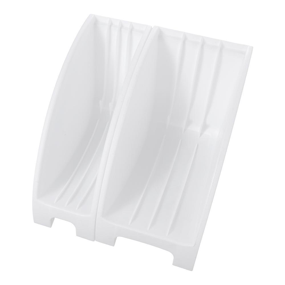 Glenes Giá Đỡ Nắp Nồi Thoát Nước Bằng Nhựa Màu Trắng 1 Cái