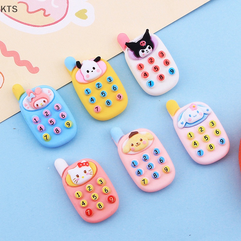 Set 10 Mô Hình Chiếc Điện Thoại Mini Xinh Xắn Dùng Để Trang Trí Nhà Búp Bê