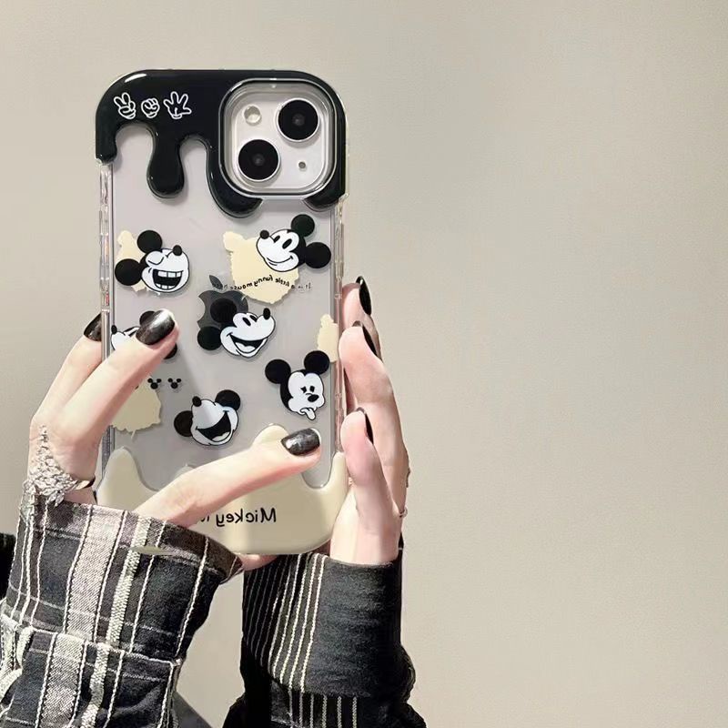 ✅Ốp Điện Thoại Họa Tiết Chuột Mickey 12Qw Cho Iphone13promax / xrproxs14 Niche plus 11