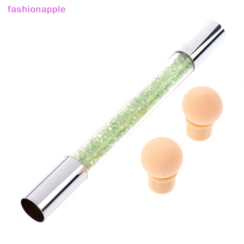 Cọ Trang Trí Móng Tay Hai Đầu Có Tay Cầm Đính Đá Xinh Xắn Ốp Điện Thoại Thời Trang Sang Trọng Cho glory glory