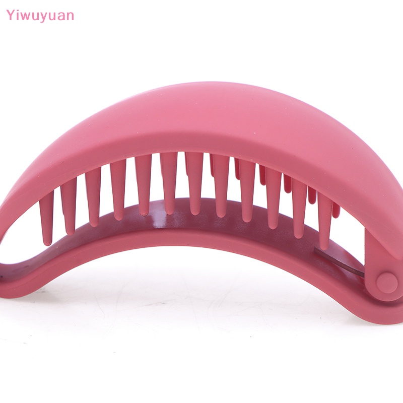 Kẹp Tóc Càng Cua Hình Quả Chuối Màu Kẹo Ngọt Ngào Mới Cho Nữ