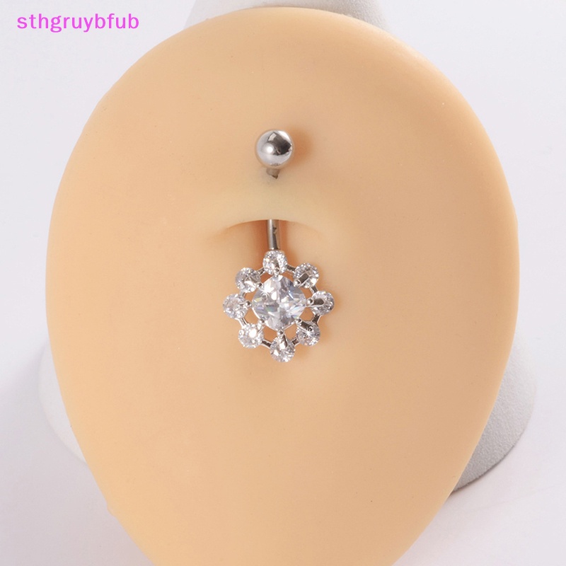 Khuyên RốN HìNh BướM ĐíNh Đá BằNg ThéP Không Gỉ