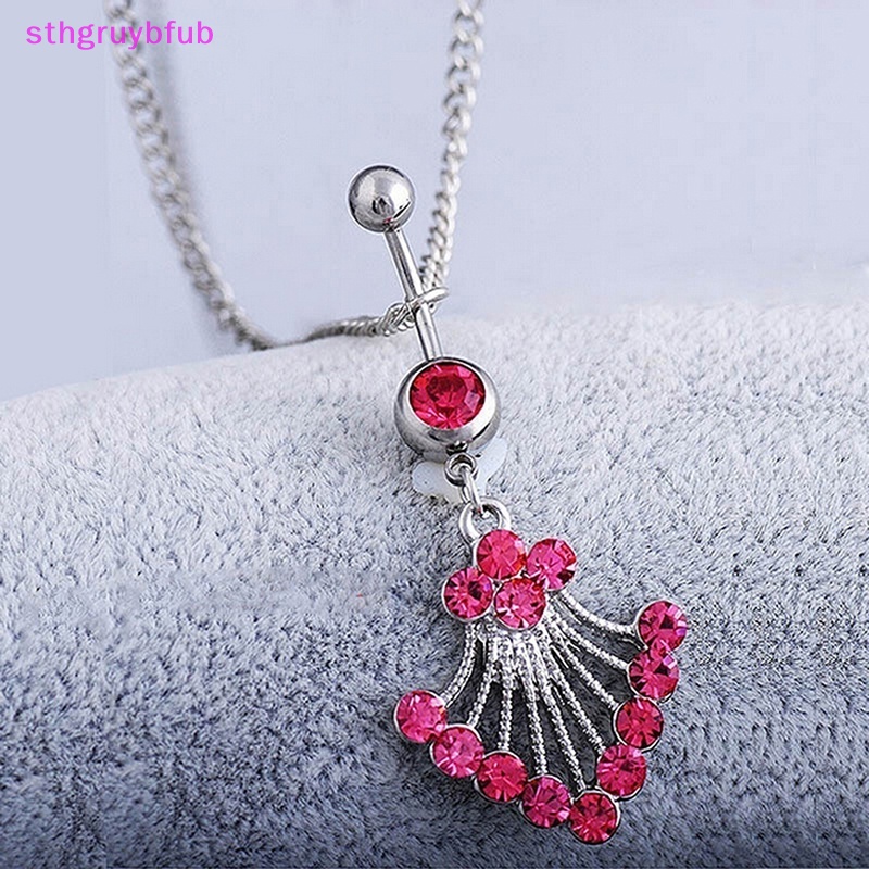 Khuyên RốN ĐíNh Đá BằNg ThéP Y Tế