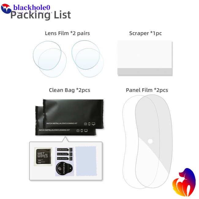 Miếng Dán Hd Mềm Chống Trầy Bảo Vệ Màn Hình Kính Thực Tế Ảo Vr Dành Cho Pico 4