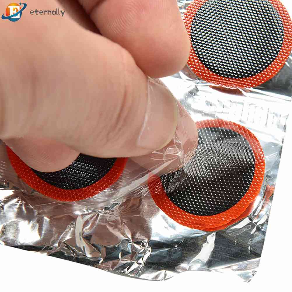 Bộ 48 Miếng Cao Su Vá Lốp Xe Hình Tròn 25mm