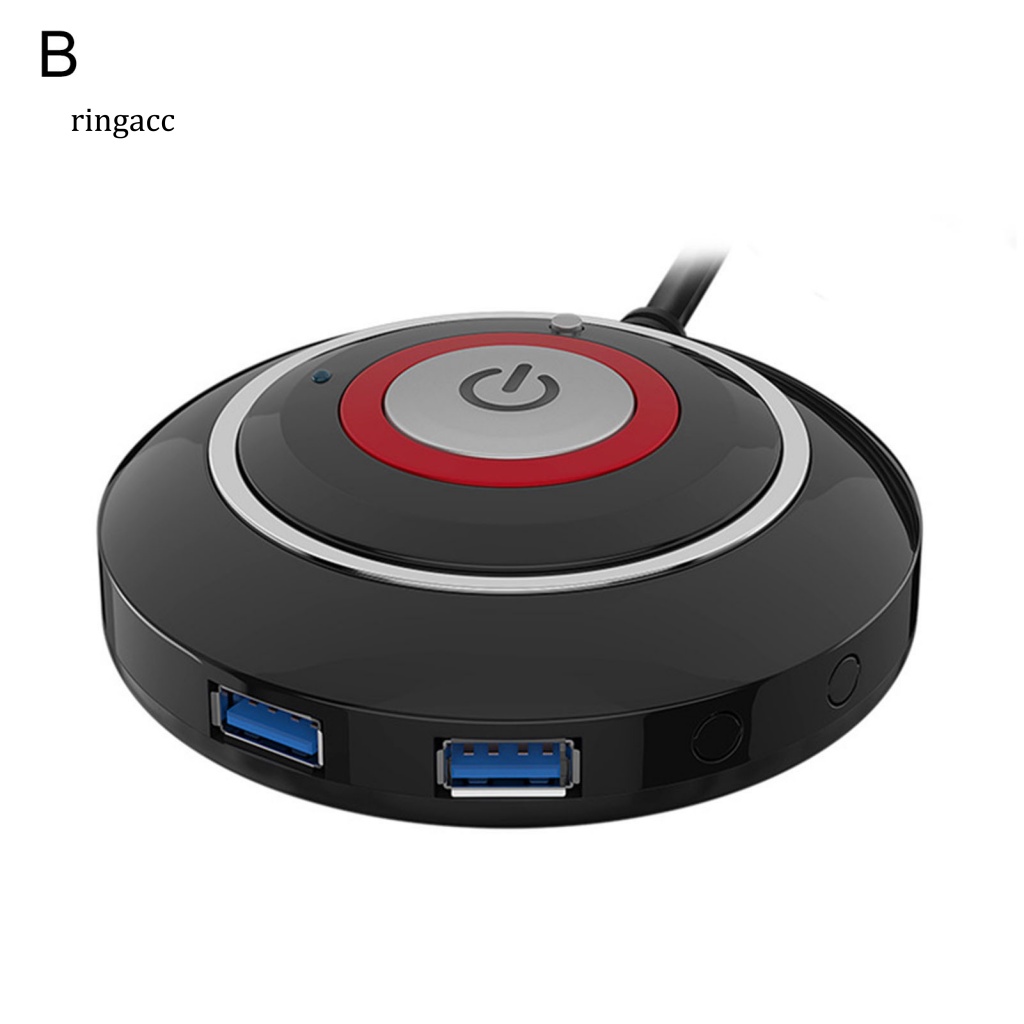 Rga Công Tắc Để Bàn Giao Diện USB Kép Đa Năng Nút Lớn Chống Trộm Với Dây Mở Rộng Nút Nguồn Máy Tính Để Bàn Cho Nhà