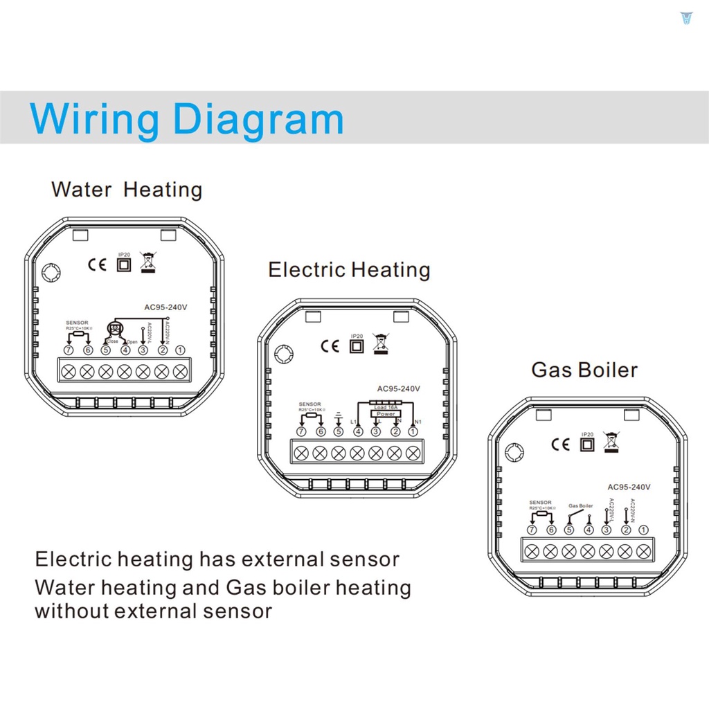 Nhiệt Kế Thông Minh 5A Điều Khiển Bằng Giọng Nói Có Màn Hình LCD Cảm Ứng Tiện Dụng