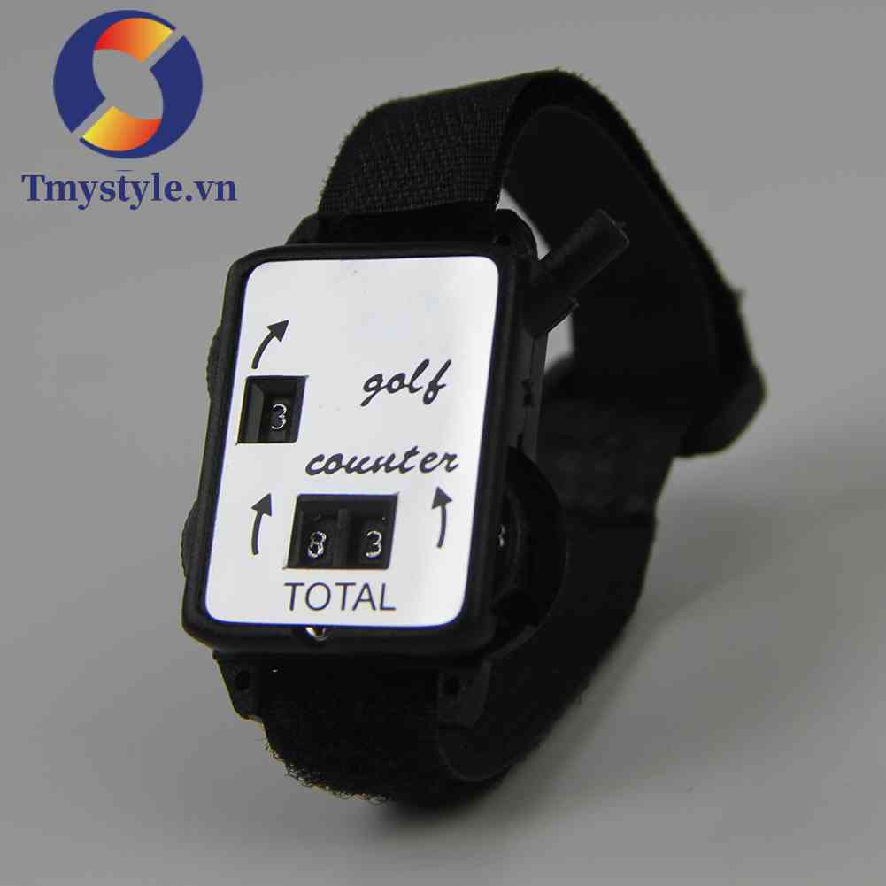 Máy Đếm Điểm Chơi Golf Kèm Dây Đeo Cổ Tay Tiện Dụng
