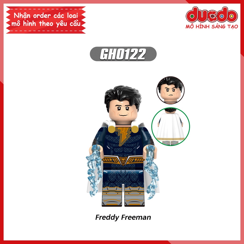 Minifigures các nhân vật siêu anh hùng trong Shazam - Đồ chơi Lắp ghép Xếp hình Mô hình Mini XINH G0116