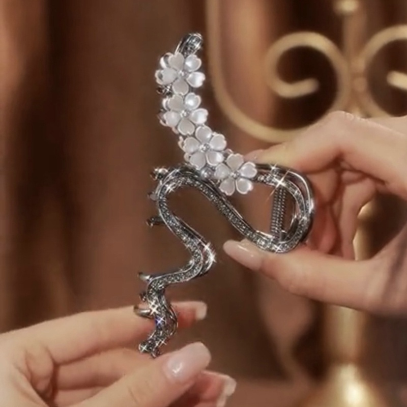 Kẹp Tóc Đính Ngọc Trai Đen Phong Cách Trung Hoa Cổ Điển Cho Nữ dreamdiary