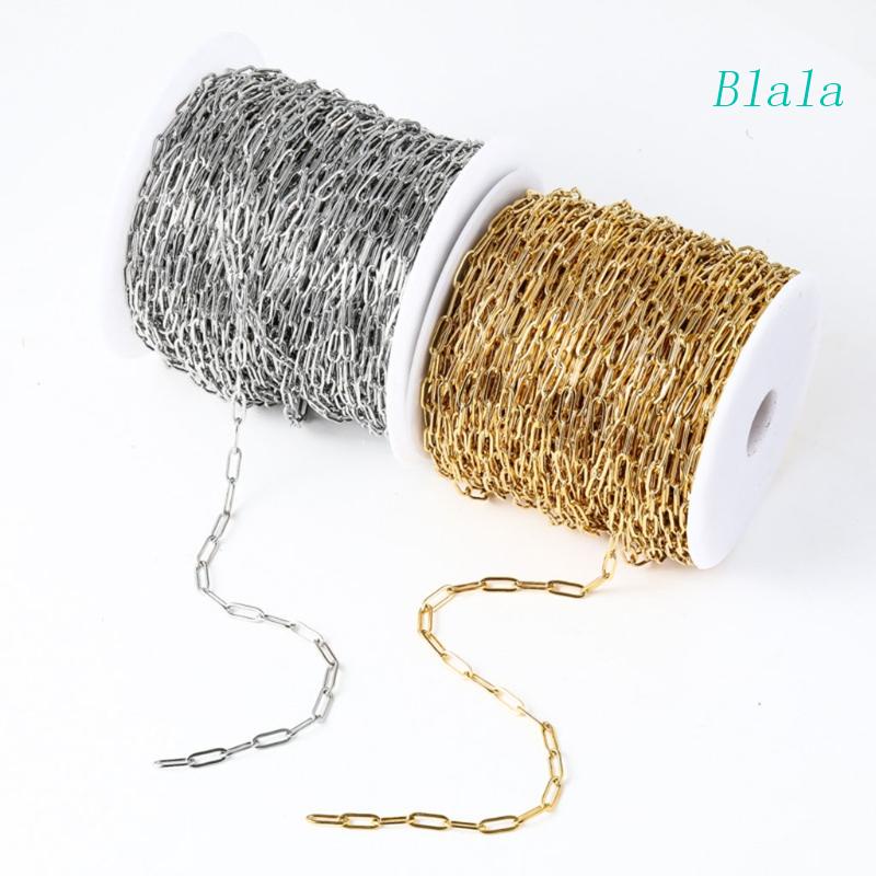 Dây Xích Bằng Thép Không Gỉ Mạ Vàng / Bạc Làm Trang Sức