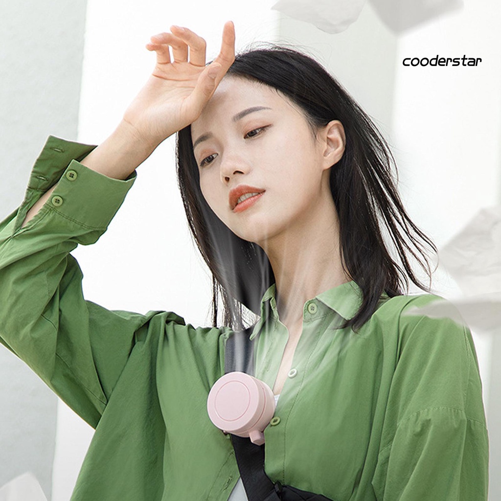 Quạt Kẹp 900mAh 3 Tốc Độ Bằng Nhựa Yên Tĩnh Không Cánh Chống Trượt Có Thể Điều Chỉnh Dùng Cho Mùa Hè