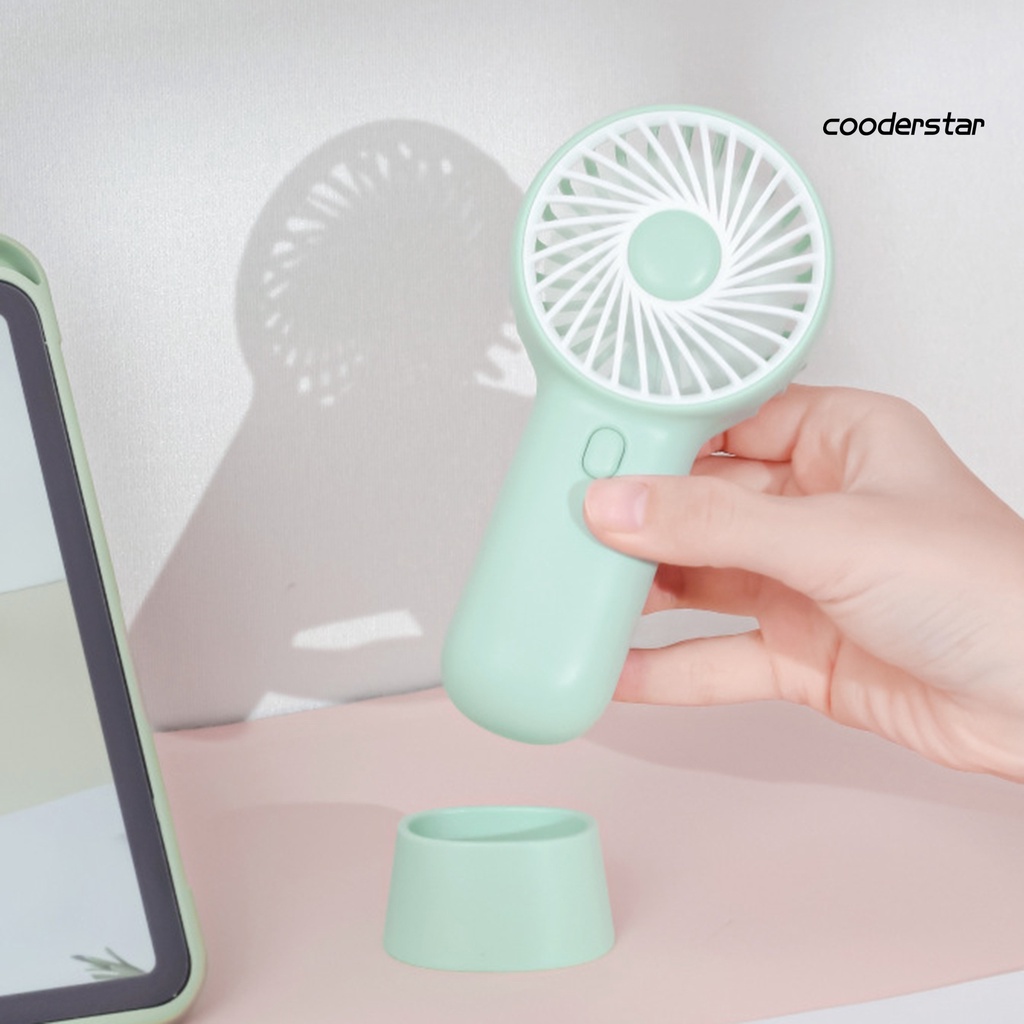 1 Bộ Quạt 2 Bánh Răng Cầm Tay Mini Tiếng Ồn Thấp Có Thể Tháo Rời