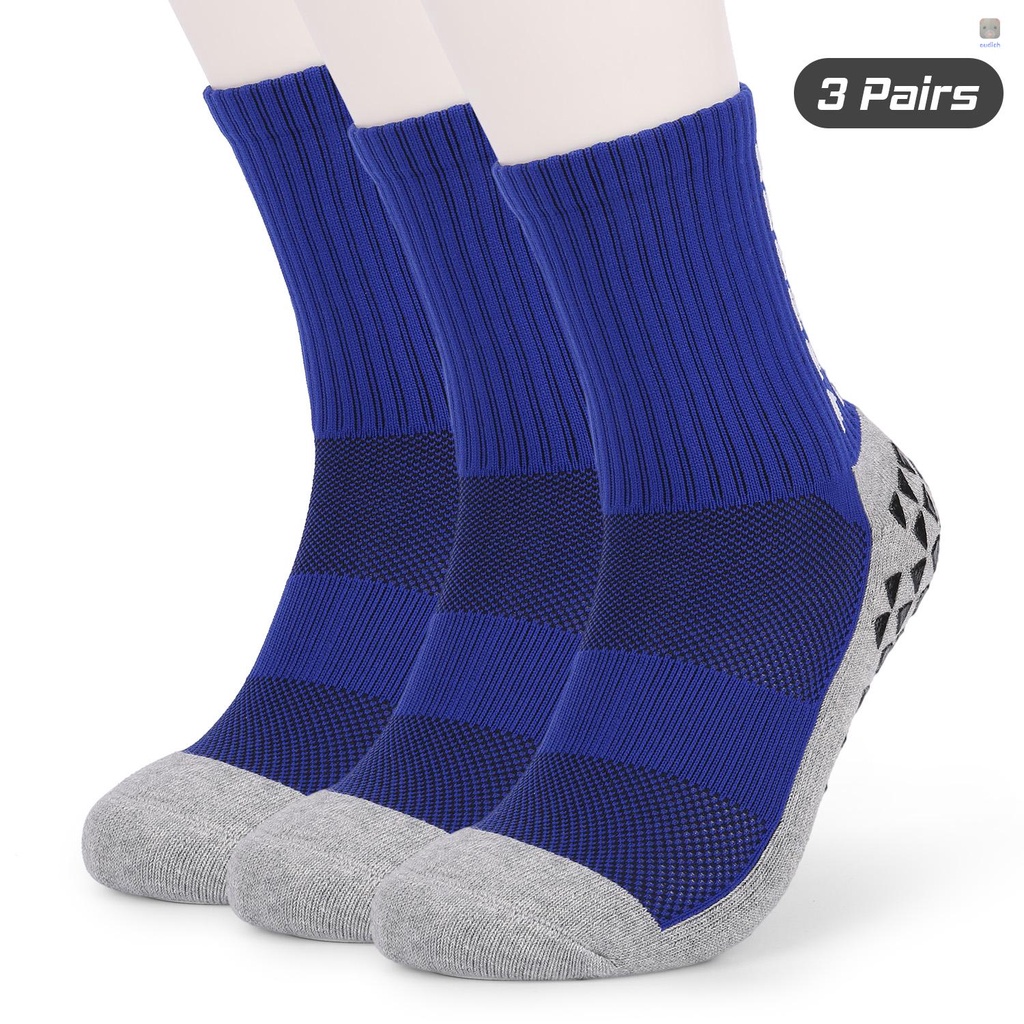 Set 1 / 3 Đôi Tất Thể Thao Dài Chống Trượt Thấm Hút Tốt Tiện Dụng Cho Nam