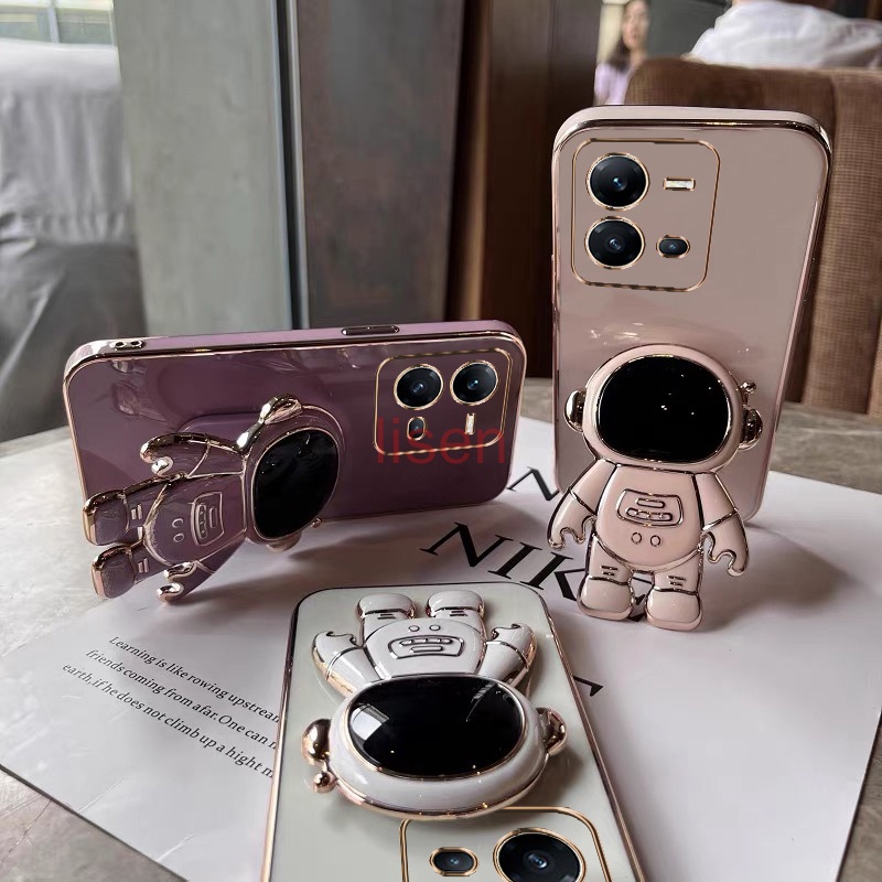 Ốp lưng Vivo V25 V25E Ốp Điện Thoại Có Giá Đỡ Hình Phi Hành Gia Cho Vivo V27 5G / V27E / V23 5G / V20 SE / V15 / V19 / V19 NEO YHY