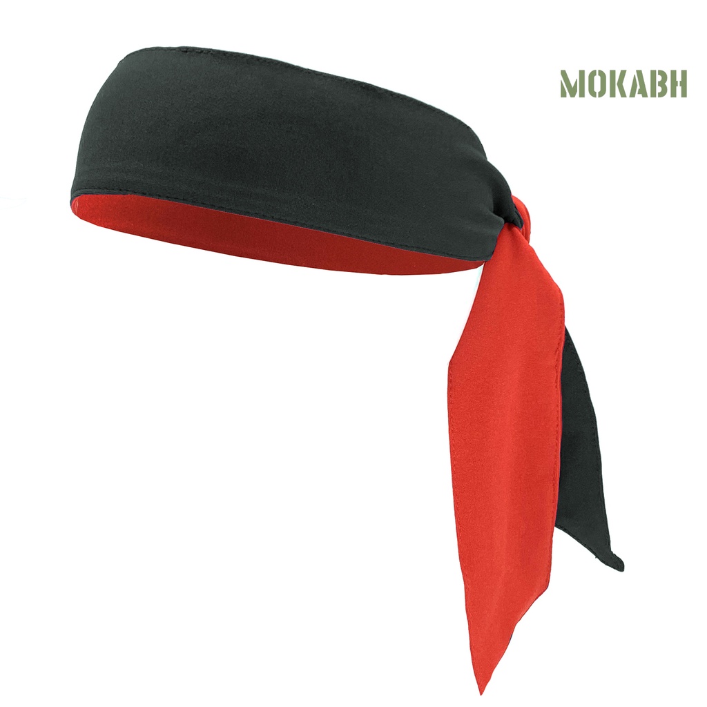 [Mok Abh] Băng Đô Thể Thao Thoáng Khí Thấm Hút Mồ Hôi Độ Co Giãn Cao Màu Sắc Tương Phản Cho Unisex