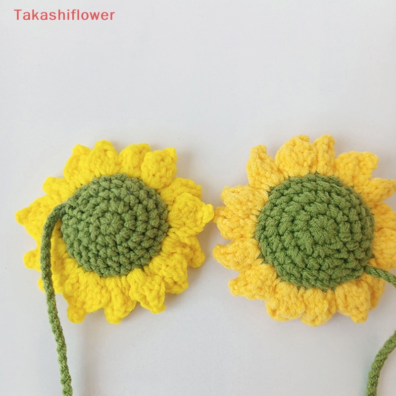 Bó Hoa Hướng Dương Đan Len Thủ Công Dùng Trang Trí Đám Cưới