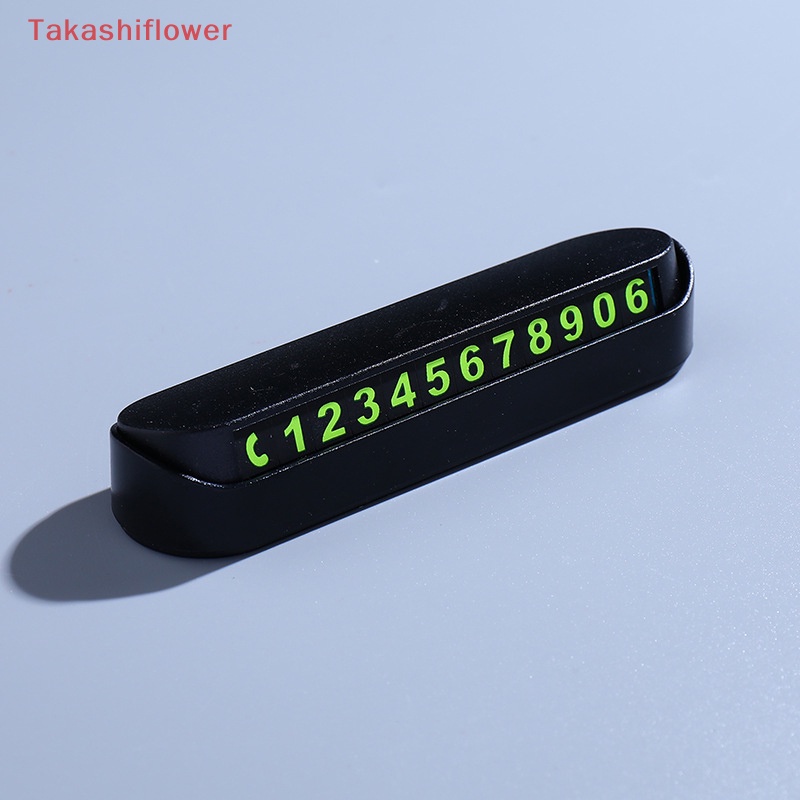 Thẻ Đậu Xe Tạm Thời Để Lại Số Điện Thoại Màu Dạ Quang Tiện Dụng