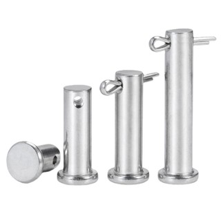  pin thép không gỉ 304 GB882 đầu phẳng có lỗ hình trụ chốt vị trí cố định bu lông chốt đinh M3M4M5