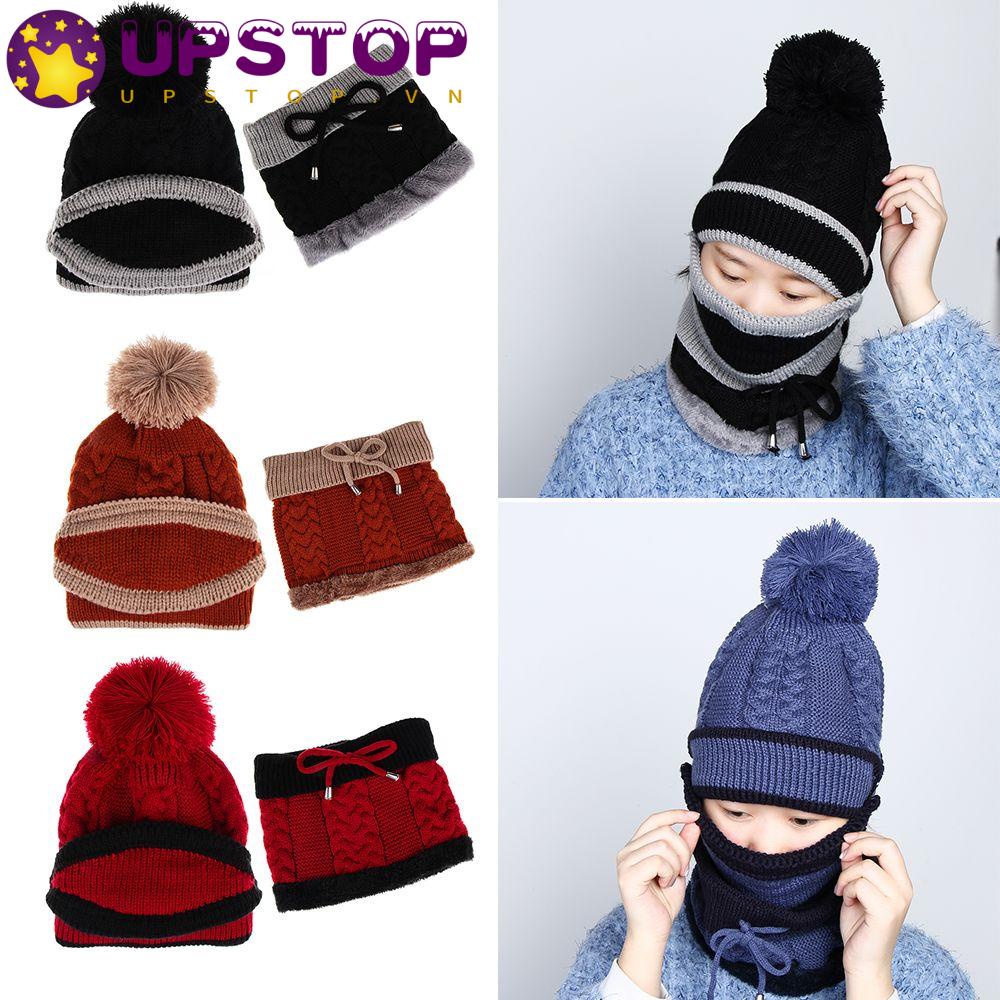 Nón Len Trùm Đầu Màu Trơn Thời Trang Cho Nữ