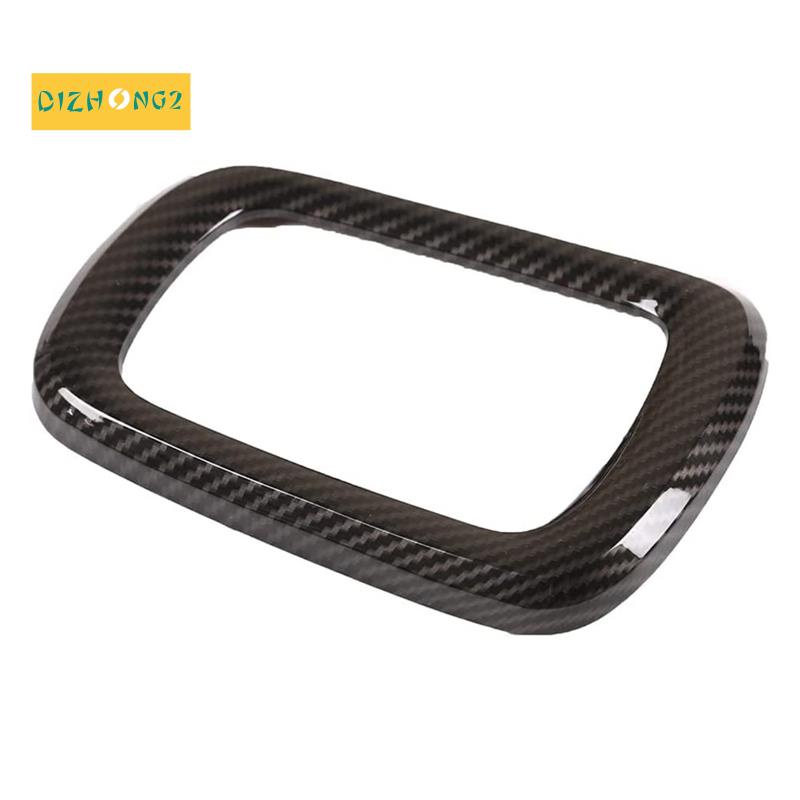Miếng Dán Bảo Vệ Bảng Điều Khiển Cần Gạt Số Bằng ABS Họa Tiết Sợi Carbon Cho Toyota Hilux 2015 2016 2017 2018 2019 2020 2021