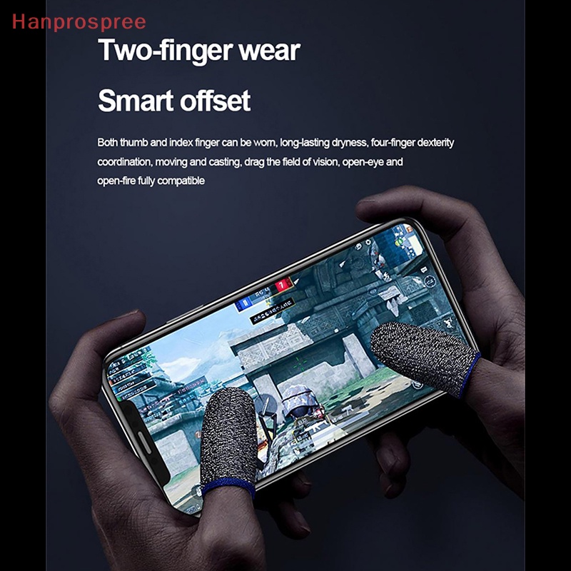 Hanprospree > Vỏ Bọc Ngón Tay Chơi Game Trên Điện Thoại Thoáng Khí