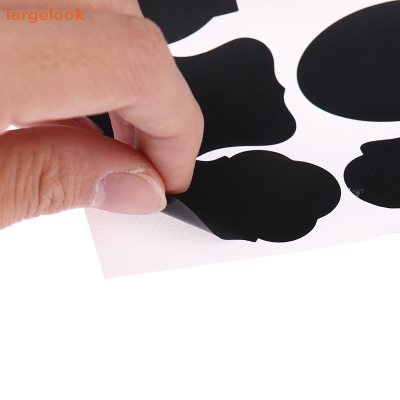 Cuộn 250 Nhãn Dán Chống Thấm Nước Hình Bảng Đen Tiện Dụng Cho Nhà Bếp