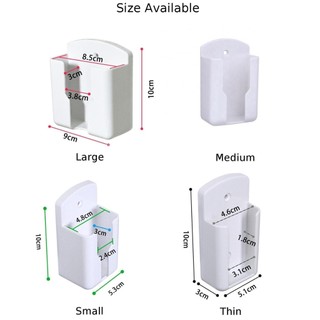 【FOR SALE】White TV Air Conditioner Remote Control Holder Case Remote Storage Wall Rack