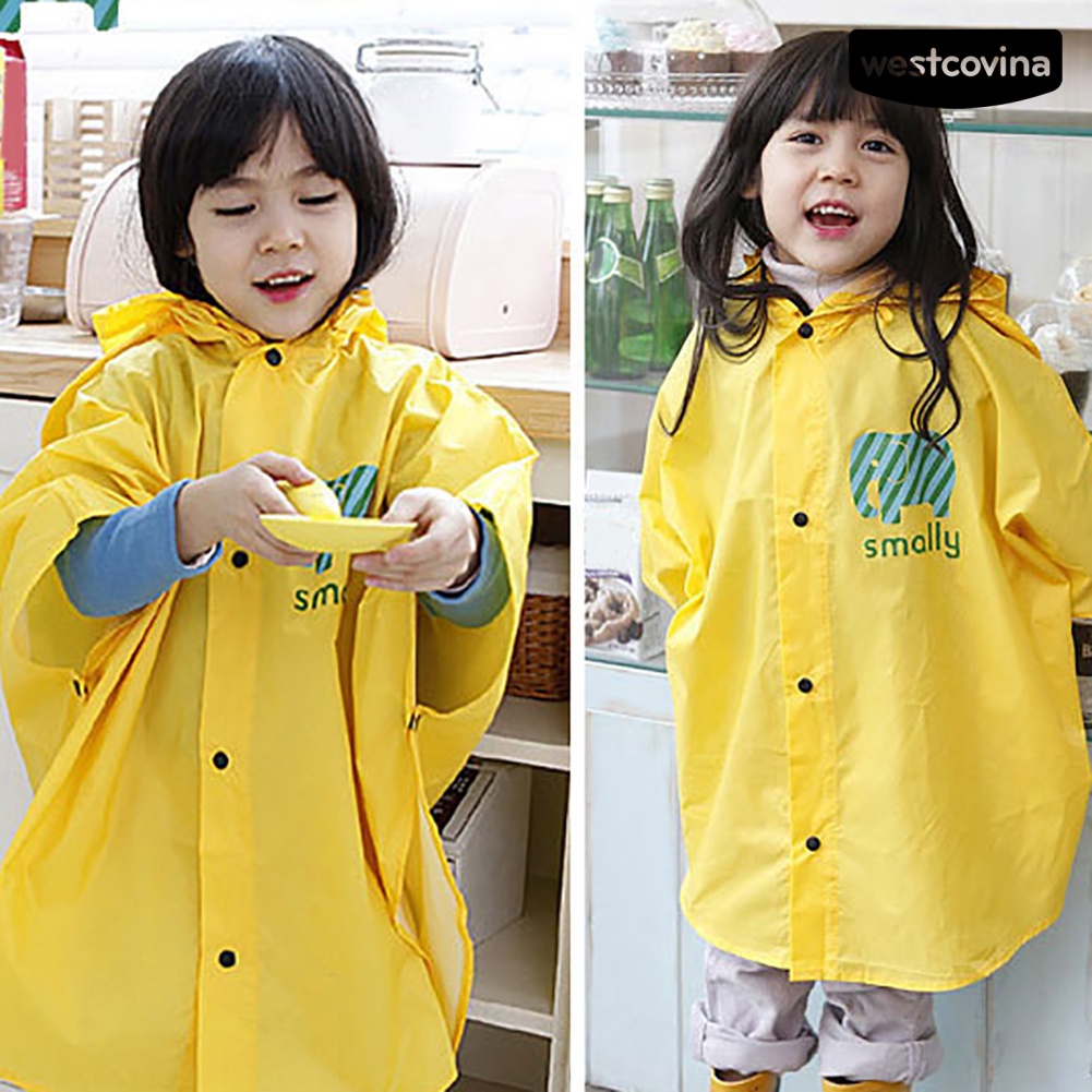 [COD]☁Áo Mưa Chống Thấm Nước Thiết Kế Tai To Dễ Thương Cho Bé 44934 Tuổi