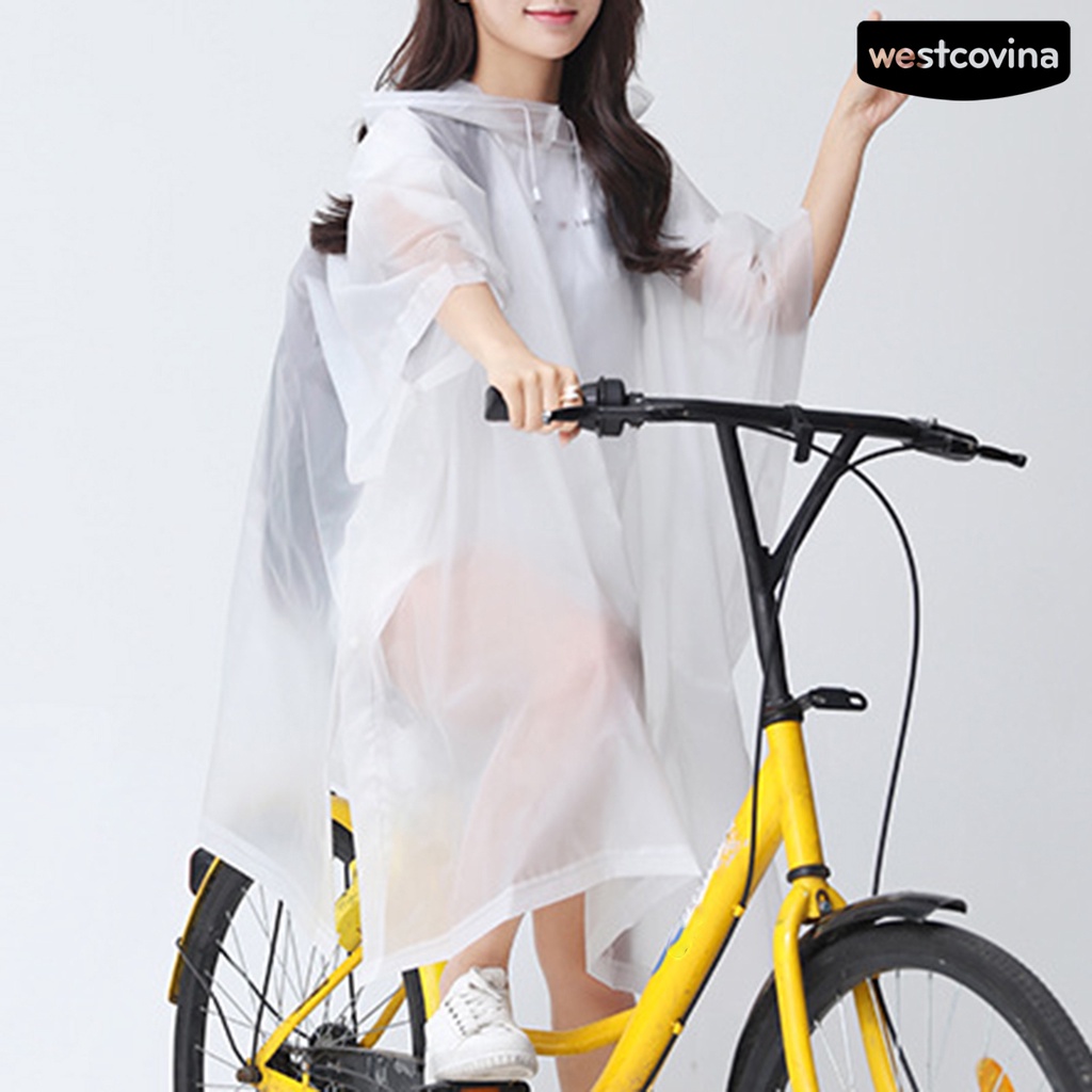 [COD]☁Áo Mưa EVA Dày Có Mũ Trùm Dùng Đi Cắm Trại / Leo Núi Cho Nam Và Nữ