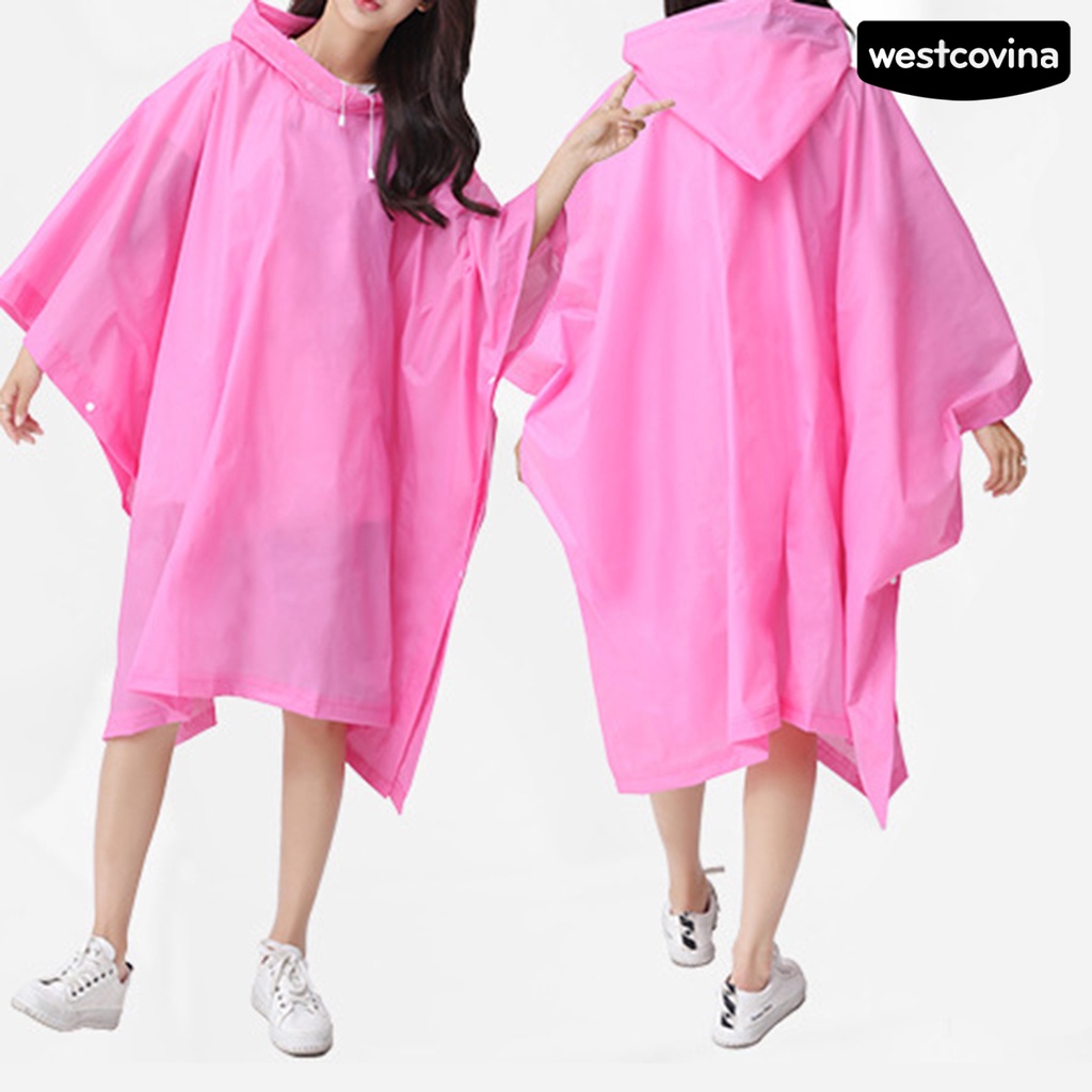 [COD]☁Áo Mưa EVA Dày Có Mũ Trùm Dùng Đi Cắm Trại / Leo Núi Cho Nam Và Nữ