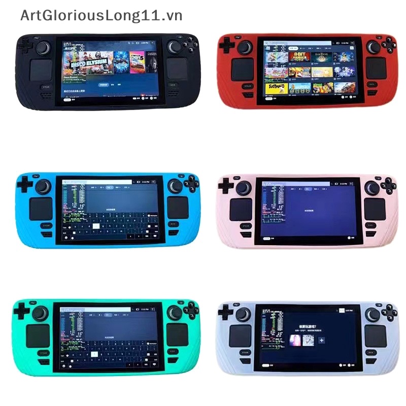 Ốp Silicon Mềm Bảo Vệ Toàn Diện Chống Trượt Cho Máy Chơi Game Hơi Nước