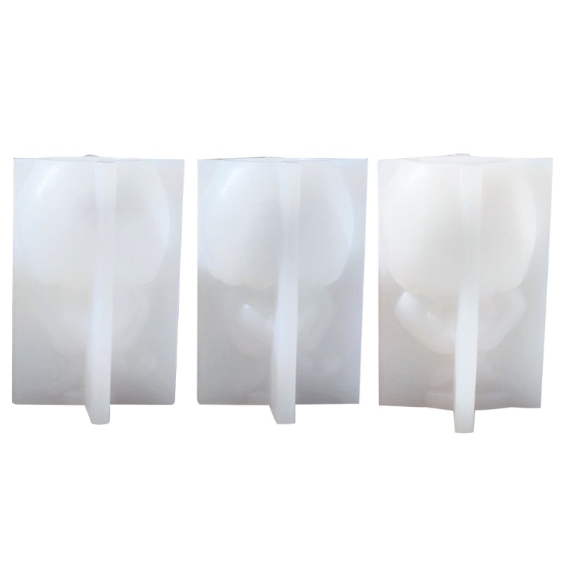 Sa Khuôn Silicon Làm Nến Handmade Hình Thỏ Tai Dài Có Thể Tái Sử Dụng