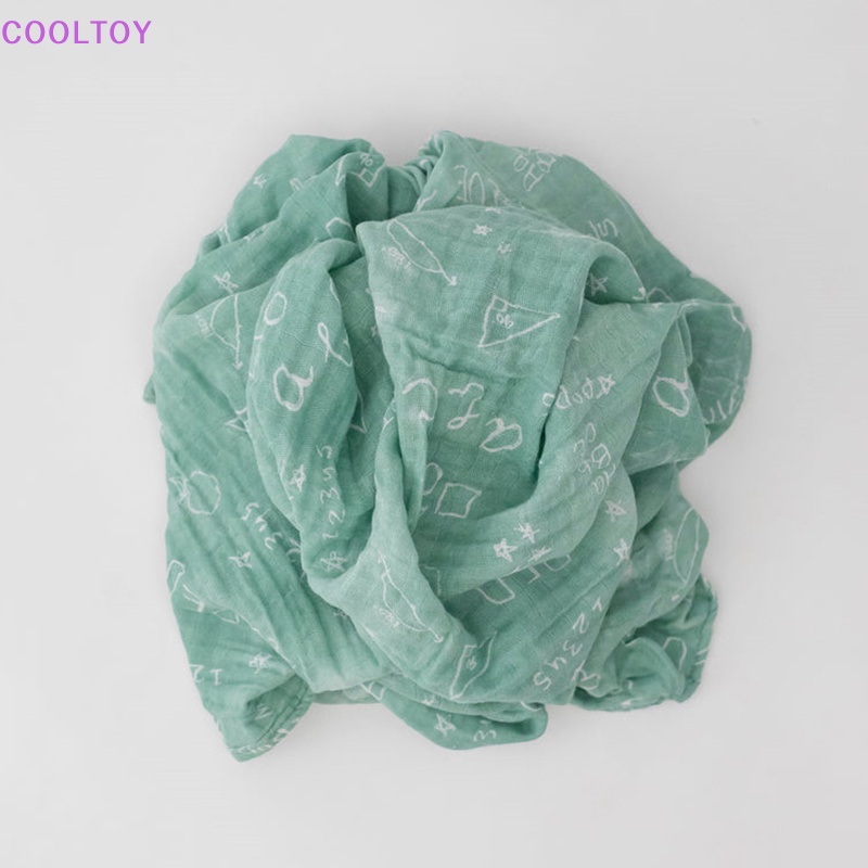 Cooltoy Chăn Quấn Bé Sơ Sinh Bằng Cotton Bảng Phấn Muslin