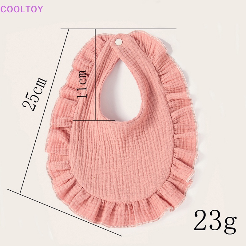 1 Yếm Ăn Cotton Mềm Mại Họa Tiết Hoa Xinh Xắn Cho Bé